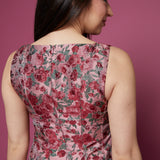 Kendall Floral Jacquard Mini Dress