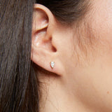 Mini Teardrop Stud Earrings