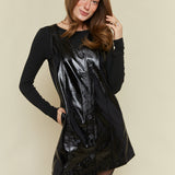 Julia Vinyl Mini Dress