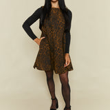 Leslie Leopard Print Mini Dress