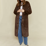 Justine Long Faux Fur Coat