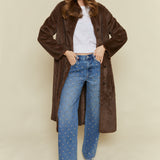 Justine Long Faux Fur Coat