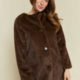 Justine Long Faux Fur Coat