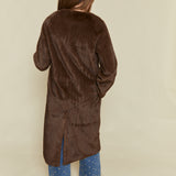 Justine Long Faux Fur Coat