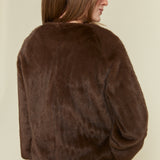 Justine Long Faux Fur Coat