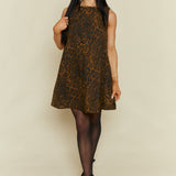 Leslie Leopard Print Mini Dress