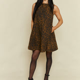 Leslie Leopard Print Mini Dress