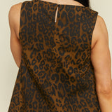 Leslie Leopard Print Mini Dress