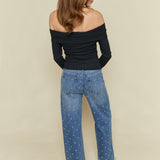 Taya Off The Shoulder Knit Top