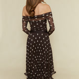 Amber Polka Dot Mesh Bodysuit