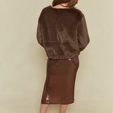 Stormi Sequin Midi Skirt