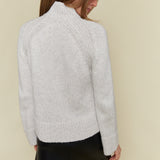 Vienna Funnel Neck Sweater - Turtle Dove