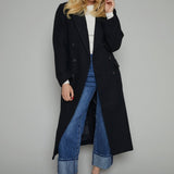 Marley Double Breasted Wool Blend Coat