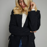Marley Double Breasted Wool Blend Coat
