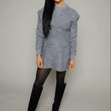 Rylan Cinched Waist Sweater Dress