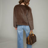 Genesis Zip Up Faux Fur Jacket