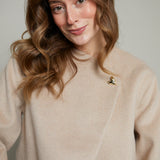 Declan Wool Blend Wrap Jacket