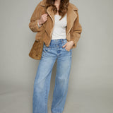 Logan Fur Moto Jacket