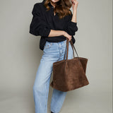 Hannah Oversized Fleece Henley Sweatshirt - Black