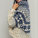 Andie Oversized Sherpa Pullover