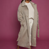 Abbie Double Breasted Longline Coat