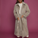 Abbie Double Breasted Longline Coat