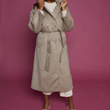 Abbie Double Breasted Longline Coat