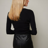 Shay Cold Shoulder Fitted Sweater