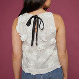 Stormi 3D Floral Applique Tank