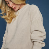 Peyton Mock Neck Waffle Knit Sweater
