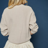 Peyton Mock Neck Waffle Knit Sweater
