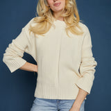 North Textured Rib Sweater - Ivory
