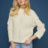 North Textured Rib Sweater - Ivory