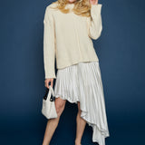 North Textured Rib Sweater - Ivory