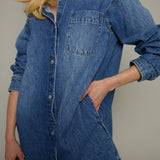 Margot Denim Shirt Dress
