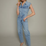 Nahla Sleeveless Barrel Leg Jumpsuit