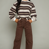 Reya Striped Crew Neck Long Sleeve