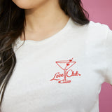 'Love Club' Martini Graphic Tee