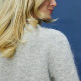 Vixen Classic Crew Sweater - Soft Grey