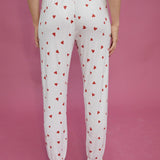 Lilah Heart Printed Joggers