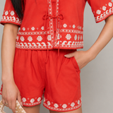 Contessa Embroidered Shorts