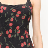 Arielle Midi Tomato Tank Dress