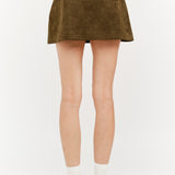 Pixie Vegan Suede Mini Skirt