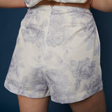 Brooke Floral High Waisted Shorts