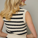 Aubriella Striped Sweater Vest