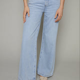 Jenna Low Slung Palazzo Jeans - Chateau