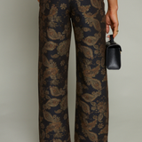 Krissy Paisley Barrel Denim Pant