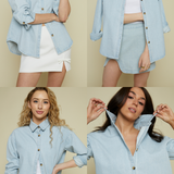 Maddox Button Up Denim Shirt