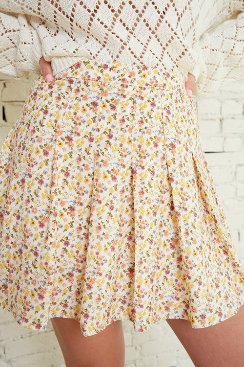 Camden Vintage Floral Mini Skirt