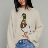 Mallard Rollneck Graphic Sweater